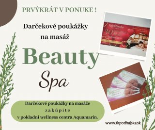 Masáže Aquamarin TK Podhájska